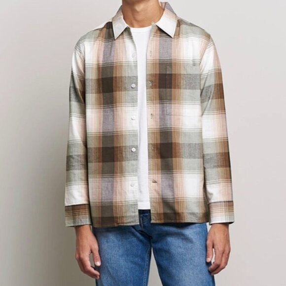 NN07 No Nationality Julio Plaid Button-Down Shirt Long Sleeve Size XXL Men's - Picture 1 of 14
